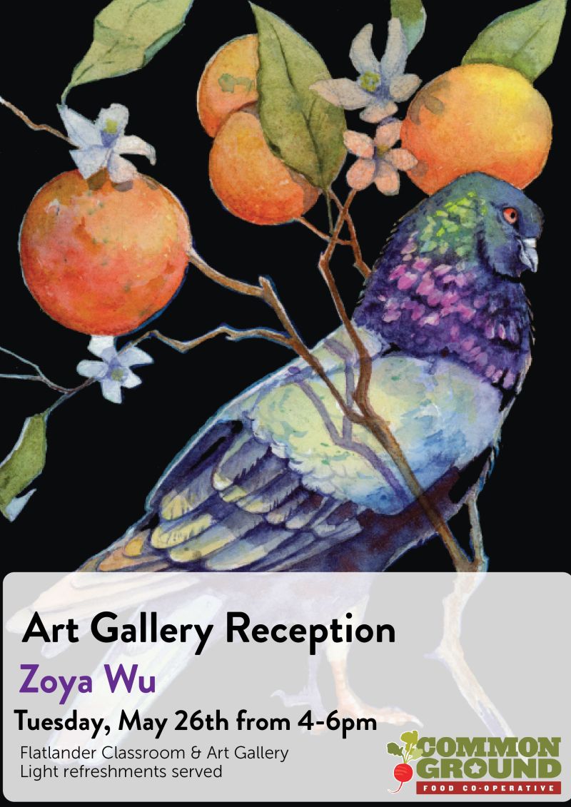 Zoya Wu art recpetion poster