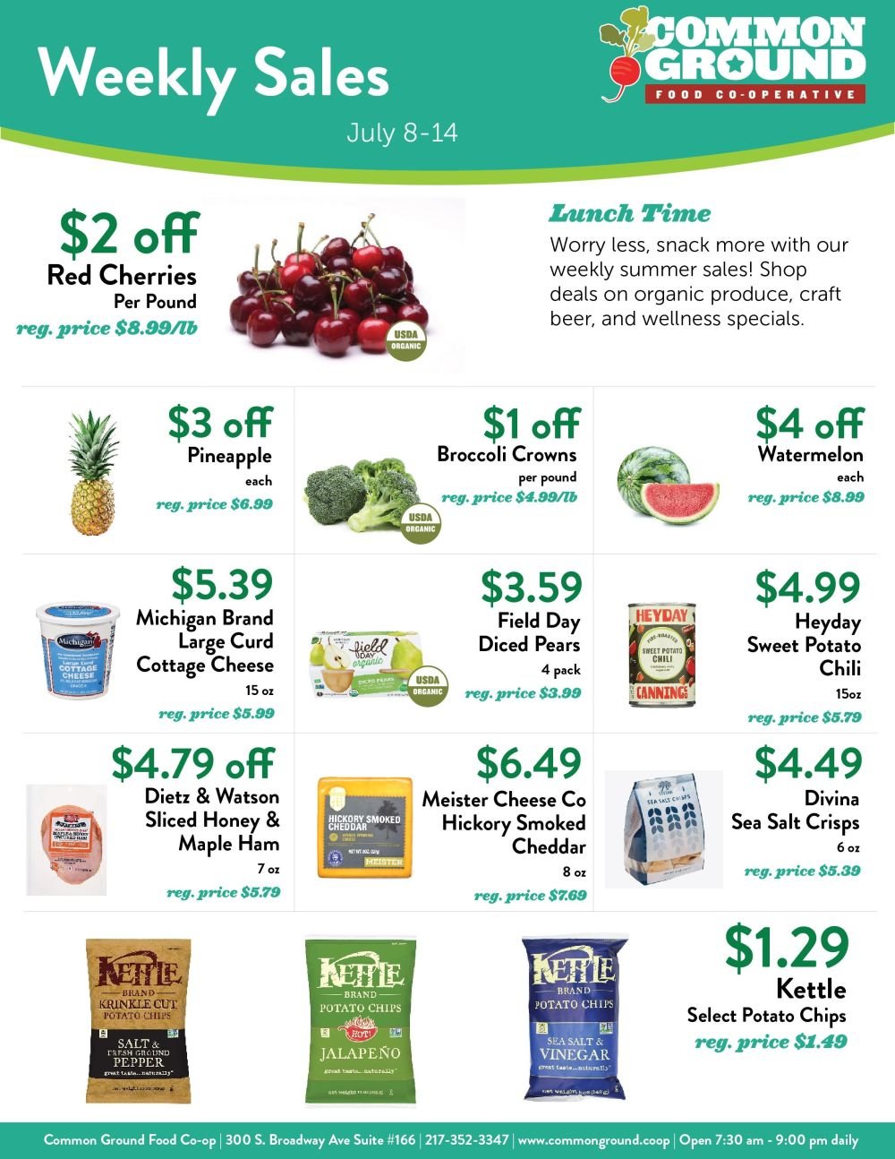Weekly Sales Flyer July 8-14-01