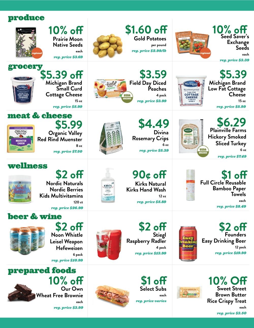 Weekly Sales Flyer July 8-14-02